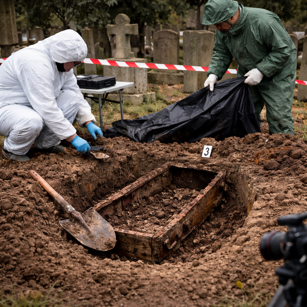 Ekshumacja cmentarz